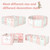 Coewske Baby Fence Foldable 18 Panels Kid Playpen With Safety Lock Pink