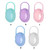 2pcs Baby Infant Pacifier Box Holder Portable Dust Proof Newborn Travel Storage Case, Pink