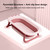 Folding Baby Bathtub,portable Non-slip Travel Bathtub Washing Tub Baby Comfort Tub Shower Tub For 0-6 Years Old Unisex Baby , Pink