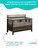 Suite Bebe Hayes 4-in-1 Crib And Toddler Guard Rail Bundle Coffee/weathered Stone