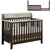 Suite Bebe Hayes 4-in-1 Crib And Toddler Guard Rail Bundle Coffee/weathered Stone