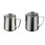 2pcs Milk Frothing Stainless Steel Milk Frothers, Espresso Cappuccino Coffee, Creamer, Steaming, Chef, 300ml+500ml