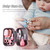 8pcs/set Newborn Care Kit Baby Portable Safety Nail Thermometer Grooming Clipper Scissors Care Supply (pink)