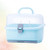 Portable Baby Milk Bottle Storage Case Baby Bottle Box Tableware Box For Travel Home Outdoor (blue)