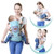 Jumper 4 In 1 Convertible Baby Carrier + Hip Seat, Blue
