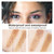 Elaimei Eyebrow Stamp Eyebrow Stencil Shaping Kit One Step Natural Brow Powder,medium Brown+dark Brown