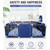 12 Panels Baby Playpen Play Mat Interactive Safety Gate Slide Fence Game Gift Us