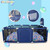 12 Panels Baby Playpen Play Mat Interactive Safety Gate Slide Fence Game Gift Us