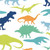 Kids Rule 3 Piece Dino Sheet Set, Twin Size, Multicolored