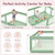 Infans Baby Playpen Extra-large Safety Baby Fence W/ Ocean Balls & Rings Green