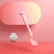 5pcs Baby Food Feeding Spoon Infant High-temperature Resistant Silicone Spoon, Temperature Induction, Pink, Long Type