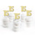 Big Dot Of Happiness Gold Glitter 15 - No-mess Real Gold Glitter Dessert Cupcake Toppers - 15th Birthday Party Clear Treat Picks - Set Of 24