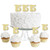 Big Dot Of Happiness Gold Glitter 15 - No-mess Real Gold Glitter Dessert Cupcake Toppers - 15th Birthday Party Clear Treat Picks - Set Of 24