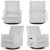 Evolur Linda Swivel Recliner Glider With Massager / Swivel Glider / Reclining Chair / Easy Assembly Glider Chair / Massager Chair In Gray
