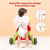 Ladluse Sit-to-stand Learning Walker, 2 In 1 Baby Walker, Early Educational Child Activity Center, Multifunctional Removable Play Panel, Baby Music Learning Toy Gift For Infant Boys Girls