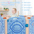 Babyjoy 18-panel Foldable Baby Playpen Kids Activity Center W/ Lockable Door