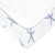 Lush Decor 100% Organic Cotton Jersey Seaside Starfish Organic Cotton Baby Changing Pad Cover Blue 2pk 16x32x5