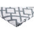 Tl Care 100% Natural Cotton Percale Fitted Mini Crib Sheet, Gray Lattice, Soft Breathable, For Boys And Girls