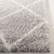 Safavieh Parma Shag Collection Pma515g Moroccan Trellis Non-shedding Living Room Bedroom Dining Room Entryway Plush 1.2-inch Thick Area Rug, 12 X 15, Grey / Cream 12 X 15 Grey / Cream