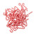 Growment 50pcs Red And White Handmade Christmas Candy Cane Kawaii Miniature Food Dollhouse Home Decor