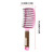 Hair Brush Nylon Scalp Massage Detangle Hairdressing Tool Home Hair Drying Salon, Pink