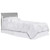 Dream On Me Aden Full Panel Convertible 4-in-1 Mini Crib In Pebble Gray