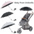 Niyofa Baby Parasol For Stroller, Pram Umbrella Canopy Parasol, Universal Umbrella Sun Shade Maker Canopy For Pushchair Pram Buggy