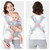 Mzdxj Baby Carrier Newborn To Toddler All Carry Position Front And Back Face-in And Face-out Holder Baby Wrap Kangaroo Carrier For Toddler Infant (leaf)