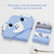 Baozhu Kids Hooded Towel, Soft Cotton Bath Towel, Newborn Hooded Towels And Sqare Towels, Baby Shower Gift Set