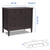 Delta Children Epic 3-drawer Dresser, Greenguard Gold Certified, Dark Chocolate