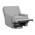 Baby Relax Rylan Swivel Glider Recliner Chair, Coil Seating, Gray