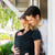 Moby Wrap Bump & Beyond T-shirt Wrap Baby Carrier, Black, S