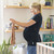 Moby Wrap Bump & Beyond T-shirt Wrap Baby Carrier, Black, S