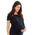 Moby Wrap Bump & Beyond T-shirt Wrap Baby Carrier, Black, S