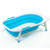 Blue Folding Bathtub Baby Infant Collapsible Portable Shower Basin