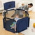 6 Panels Playpen For Baby, Kid Baby Playard With Basketball Hoop