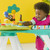 Bright Starts Around We Go 2-in-1 Walk-around Baby Activity Center & Table, Tropic Cool, Age 6 Months+
