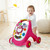 Pink Sit-to-stand Learning Walker Toddler Push Walking Toy W/lights & Sounds