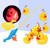 Toddler Bath Toys | Water Toy Set Of 2 Fishing Poles And 7 Rubber Ducks | Toddler Pool Toys For Kids Outdoor | Water Table Toy Colors For Girls And Boys Ages 18m+