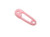 2.5 Inch Pink Small Plastic Diaper Pins For Baby Shower Favors 12 Pieces