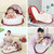 Zuiguangbao Pink Portable Bassinet For Baby Foldable Baby Bed Travel Sun Protection Mosquito Net Breathable Infant Sleeping Basket With Toys