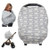 Breastfeeding Nursing Cover Up Nursing Cover - All-in-1 Multi Use Baby Car Seat Canopy Cover, Stroller Cover, Shopping Cart Cover For Girls And Boys- Perfect Gift For Pregnant Moms