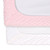 The Peanutshell Changing Pad Cover For Baby Girls, 2 Pack Set, Minky Dot, Pink And White