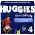Huggies Overnites Nighttime Baby Diapers, Size 4, 58 Ct