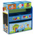 Cocomelon Design & Store 6 Bin Toy Storage Organizer By Delta Children - Greenguard Gold Certified