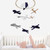 Famure Felt Pendant|baby Crib Mobile Airplances Clouds Birds Ceiling Hanging Nursery Decor