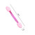 Rusr 50pcs Eyeshadow Brushes Double Sided Sponge Women Make Up Eye Shadow Brushes (pink)