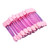 Rusr 50pcs Eyeshadow Brushes Double Sided Sponge Women Make Up Eye Shadow Brushes (pink)