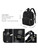 Vbiger Waterproof Large Capacity Insulated Pockets Backpack Diaper Bag, Black