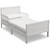 Delta Children Epic Wood Toddler Bed With Attached Guardrails, Bianca White